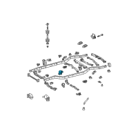 OEM 2004 Toyota 4Runner Crossmember Mount Bracket Diagram - 51502-35140