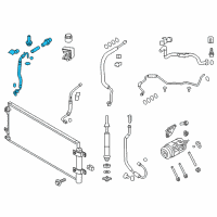 OEM 2014 Ford Edge AC Hose Diagram - CT4Z-19972-D