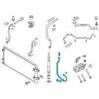 OEM Ford Edge AC Hose Diagram - CT4Z-19972-F