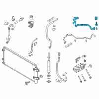 OEM 2012 Ford Edge Pressure Tube Diagram - CT4Z-19835-F