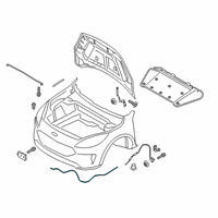 OEM Ford Escape CABLE ASY - CONTROL Diagram - LJ6Z-16916-A