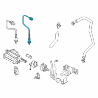 OEM Kia Optima Oxygen Sensor Assembly Diagram - 392102ECC2