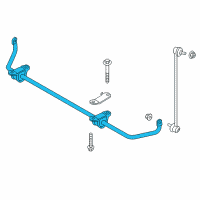 OEM BMW M6 Stabilizer Front With Rubber Mounting Diagram - 31-35-2-284-511