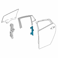 OEM 2017 Chevrolet Volt Guide Channel Diagram - 23344620