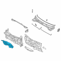 OEM 2019 Hyundai Accent Insulator-Dash Panel Diagram - 84124-J0000