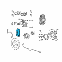 OEM 2020 Dodge Durango Adapter-Disc Brake CALIPER Diagram - 68052373AA