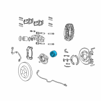 OEM 2020 Jeep Grand Cherokee Wheel Bearing Diagram - 52124768AB