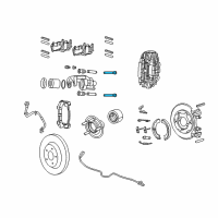 OEM 2017 Jeep Grand Cherokee Pin-Disc Brake Diagram - 68052383AA