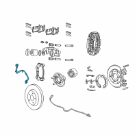 OEM Dodge Durango Hose-Brake Diagram - 68284575AC