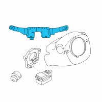 OEM Nissan Murano Switch Assy-Combination Diagram - 25560-1AA5E