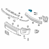 OEM 2021 Toyota Tundra Park Sensor Diagram - 89341-0C021