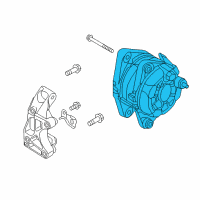 OEM 2016 Hyundai Genesis Generator Assembly Diagram - 37300-3C552