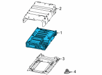 OEM Jeep Wagoneer BATTERY-POWER PACK UNIT Diagram - 4610491AF