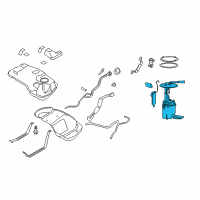 OEM 2010 Ford Escape Fuel Pump Diagram - AL8Z-9H307-C