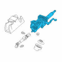 OEM 2015 Chevrolet Cruze Column Asm-Steering Diagram - 39019170