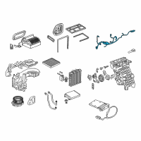 OEM 2017 Chevrolet Cruze Harness Diagram - 13458878