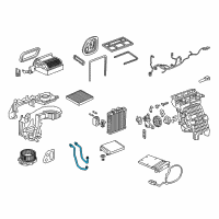 OEM 2017 Chevrolet Cruze Tube Assembly Diagram - 13466241