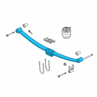 OEM 2017 Ram 3500 Rear Leaf Diagram - 68299069AC