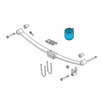 OEM 2017 Ram 3500 Spring-Air Suspension Diagram - 68349606AB