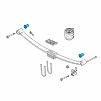 OEM Ram 3500 BUSHING-Spring Diagram - 68148421AA