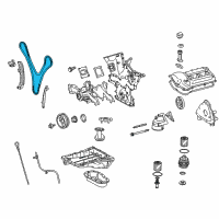 OEM 2014 Toyota 4Runner Timing Chain Diagram - 13506-31040