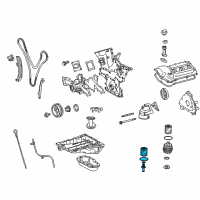 OEM Lexus GS350 Filter Element Diagram - 04152-YZZA5