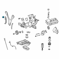 OEM 2008 Lexus GS450h Tensioner Assy, Chain, NO.1 Diagram - 13540-31031