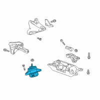 OEM 2017 Cadillac CT6 Mount Diagram - 84030702