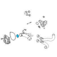 OEM 2022 Chevrolet Express 3500 Inlet Pipe Gasket Diagram - 12650512