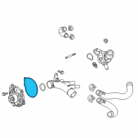 OEM 2017 GMC Canyon Gasket Diagram - 12648132