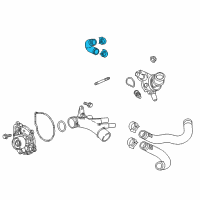 OEM 2017 Chevrolet Express 3500 Inlet Hose Diagram - 55486242