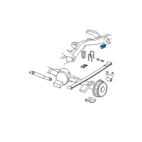 OEM Cadillac Bumper Diagram - 6263975