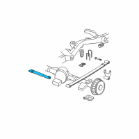 OEM 2010 GMC Savana 1500 Shock Diagram - 20956372