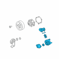 OEM 2014 Chevrolet Camaro Thermostat Housing Diagram - 12706565