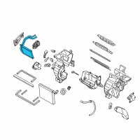 OEM 2012 Kia Forte Heater Core Assembly Diagram - 971381M300