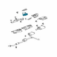 OEM 2011 Honda Accord Converter Diagram - 18150-RV0-A00