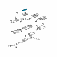 OEM Honda Ridgeline Cover (Upper) Diagram - 18182-R70-A00