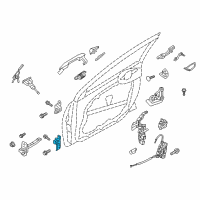 OEM Kia Carnival Hinge Assembly-Door Lower RH Diagram - 793251Y300