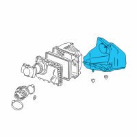 OEM 2005 Chevrolet Monte Carlo Housing Asm-Air Cleaner Lower Diagram - 10335309