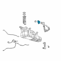 OEM Jeep Liberty Tube-Fuel Filler Diagram - 57010186AC