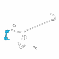 OEM Chevrolet Impala Stabilizer Link Diagram - 13281792