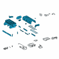 OEM 2011 Lexus GS450h Hv Supply Battery Assembly Diagram - G9510-30030