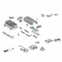 OEM 2008 Lexus GS450h Hose, Battery Diagram - 28885-31080