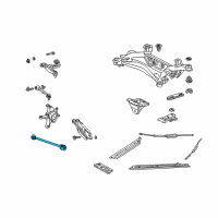 OEM 2009 Lexus SC430 Rear Suspension Control Arm Assembly, No.1 Diagram - 48710-24040