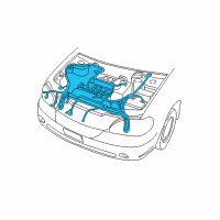 OEM 2002 Kia Sedona Wiring Assembly-Front Diagram - 1K52Y67010D