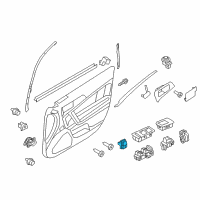 OEM 2012 Lincoln MKZ Memory Switch Diagram - AH6Z-14776-AA