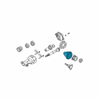 OEM Nissan 370Z Case - Differential Diagram - 38421-0C50A