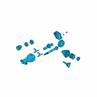 OEM Infiniti G35 Final Drive Assembly Diagram - 38301-EG56A