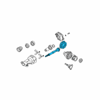 OEM Infiniti G37 Gear Set-Final Drive Diagram - 38100-0B66A