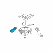 OEM Chevrolet HHR Duct Asm-Intake Air Diagram - 15909460